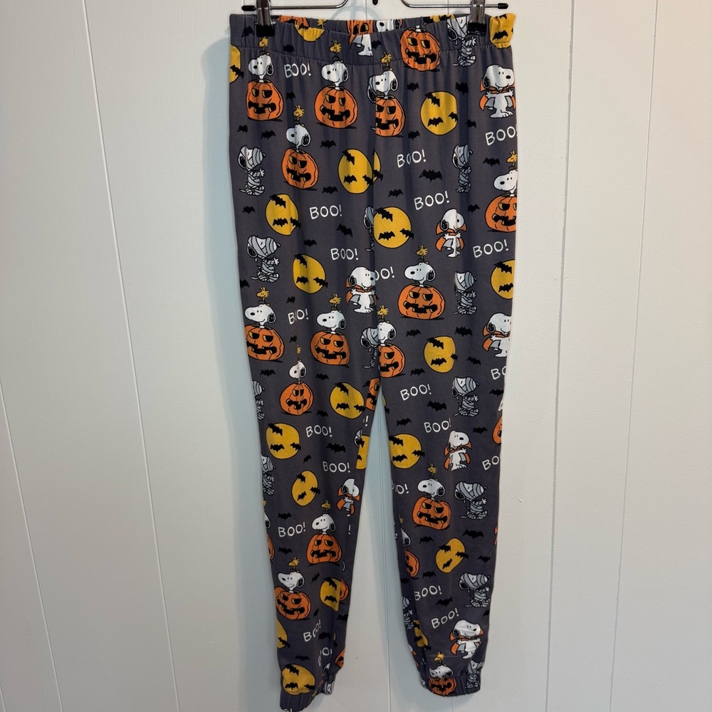 Munki Munki Peanuts Halloween Pajama Pants snoopy woman’s size small